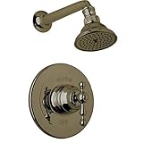 Rohl ackit30eop-tcbキットArcanaシャワーパッケージwith装飾ホワイト磁器レバーIncludes ac100op and c5504e , Tuscan真鍮