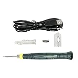 Rebias USB給電式 半田ごて 超高速 15秒 起動 高出力 8W こて先 3mm 車 バイク PC 基盤 配線作業 NS-USB-HANDA