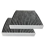 dualmax 車用エアコンフィルター 特殊3層構造 活性炭入り 抗菌 抗カビ 抗ウィルス 脱臭 花粉除去 適用する日産 ノート マーチ ラティオ 対応純正品番AY684-NS018 2個入れ