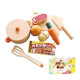 エド・インター はじめての木のおままごと ままごと バーモントカレーセット おもちゃ アルコール除菌対応 木製 知育玩具