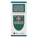 GXG-1987 Handheld Surface Resistance Meter with LCD Display Electrostatic Static Electricity Tester 