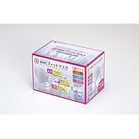 (PM2.5対応)BMC フィットマスク (使い捨てサージカルマスク) レディース&ジュニアサイズ 白色 50枚入