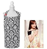 ESMERALDA 授乳ケープ ポーチ付き (ブラックダマスク) ain04bkﾀﾞﾏｽｸ