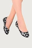Banned Apparel - Black Skeleton Hands Ballerina Flats 6