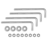 Salsbury Industries 3394 Pedestal Mounting Kit for Bolt Mounted Mailbox Posts and Pedestals by Salsb