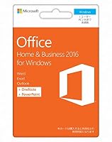 Microsoft Office Home and Business 2016 (最新)|カード版|Win対応