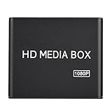 Zerodis HDメディアプレーヤー ハイデフィニションメディアプレーヤー マルチメディアプレイヤー 映画デコード機能 最大100Mbps 110‑240V TFカード/USBメモリ/外付ハードディスク対応 (米国プラグ)