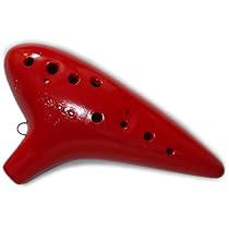 Amazon.co.jp: POPOLOオカリナ S-AF (アルトF) レッド : 楽器