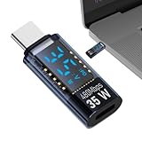 車のType-C-USBアダプター、USB-USB Cアダプター-8K、60Hz、USBC、オス-USBメスアダプター、充電ケーブルコンバーター、Type-C-USB充電ケーブル、40Gbps急速充電、カードリーダーLEDデジタルディスプレイ (B:Cオス→ライトニングメス)