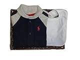ラルフローレンの子供服　POLO　RALPHLAUREN　ベビー　出産お祝いセット（長袖）　男の子　７０ｃｍ [並行輸入品]
