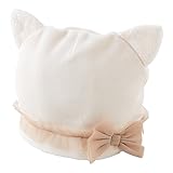 (チャックル) chuckle *スウィートガール*ネコ耳ベロア帽子【42-44cm・44-46cm】 アイボリー 42-44cm P9297-44-11