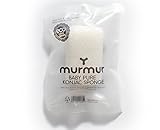 こんにゃくパフ スポンジ 100%コンニャク天然素材 2個セット（無添加、無漂白、無着色） 赤ちゃんスポンジ ベビースポンジ フェイス用M