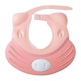 シャンプーハット　シャワーハット 赤ちゃん 子供用 お風呂　入浴　バスグッズ　サイズ 調整可能　ピンク