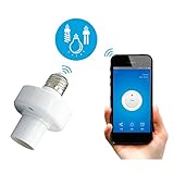 ILS - E27 LED Wifi Light Bulb Smart APP Holder Base Socket Remote Control By IOS Android AC100-250V