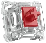 Glorious グロリアス Gateronキースイッチ リニア スイッチ 赤軸 3ピン 120個 ホットスワップ用 ゲーミング メカニカルキーボード switchキーボード