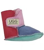 UGG Australian Made since 1974(アグオーストラリアメイド1974) アグ ブーツ ベビー用 シープスキン クラシック 3色 Tricolour (プリンセス・サイズ L)