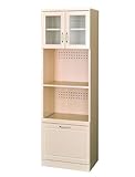ホワイトナチュラル家具シリーズ レンジ台(高さ180cm)