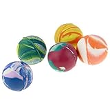 oksaleノベルティ100個Assorted Super Bounce Bouncy BallジェットボールChildernキッズBirthadyパーティーバッグpre-kindergarten T