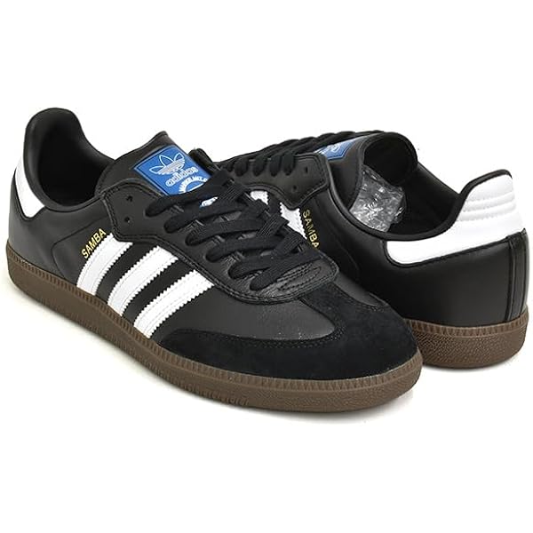 Amazon | [アディダス] SKATEBOARDING SAMBA ADV CBLACK/FTWWHT/GOLDMT