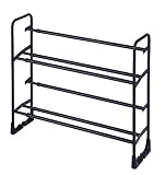 天馬 PRX 美style 伸縮式シューズラック 2段 ブラック