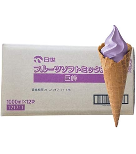 Amazon.co.jp: 日世 ソフトミックス 北海道メロン 1ℓ×12本 : 食品