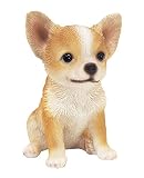 ガーデン オブジェ・置物 パピードッグ （チワワ） QYL1245