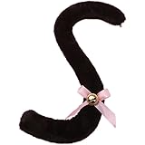 [SHIDAI] コスチューム 猫 猫しっぽ 猫の尻尾 仮装 ハロウィーン飾り 公演 メイド 演出 演劇 写真撮り アクセサリー 超萌え コスプレ 50cm