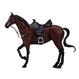 1/12スケール アクションフィギュア 1/12スケール 馬フィギュア 模型シリーズ ホームデコレーション シミュレーション リアル塗装済み完成品 フィギュア ブラウン