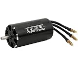 Ongwan RCボート無誘導ブラシレスモーター 5.0mm 3670 2650KV RCボート用ブラックブラシレスモーター