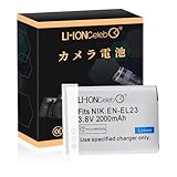 Li-ion Celeb Nikon対応 EN-EL23 Coolpix B700 P600 P610 P610s P900 P900s S810c 3.7V/ 1200MAH カメラ互換バッテリー2024AK
