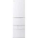 東芝 冷蔵庫 幅60.0㎝ 411L 右開き GR-V41GH(WU) マットホワイト 野菜室がまんなか
