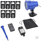 【2018最新版第3世代】投影ランプ LED フィルム プロジェクションライト LORIA・JP イルミネーション IP65 防水投影ランプ リモコン ハロウィン・クリスマス プロジェクターライト ロ