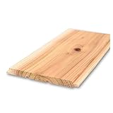 国産杉 無垢羽目板 パネリング 本実目透かし角面 無塗装 10x105x3930mm 8枚入 壁材 天井 腰壁