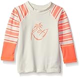 Roxy Baby Girls ' Sweet Tooth幼児長袖ラッシュガード カラー: ホワイト