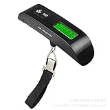 Leiking 荷物 旅行はかり デジタル はかり 計量 器 携帯式デジタル スケール ステンレス仕上げ 最大50kgまで量れる 吊り下げ式ラゲッジチェッカー 旅行 アウトドア ホームに最適の秤 便利