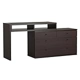 arne テレビ台 チェスト 完成品 伸縮 コーナー ハイタイプ 引出し付き リビング T+D 105チェスト ダークブラウン