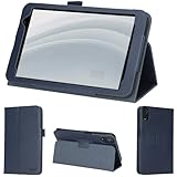 wisers IRIS OHYAMA LUCA TE08D2M64-V1B タブレットケース (ダークブルー) 8インチ 対応 (スタンドタイプ) タブレットカバー 2025年 新型