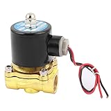 uxcell　ソレノイドバルブ　メスねじ　空気圧　電気　2ウェイ　DC 12V