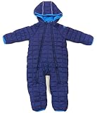 Snozu ベビー フリース スノースーツ Infant Hooded Snow Suit (3/6M, BLUE(青）)