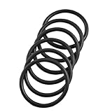 uxcell Oリングオイルシール　シャフトシール　ラバー　フォークシール　41mm　34mm　3.5mm　10g　6個