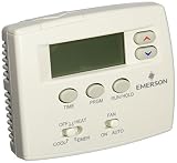 Emerson 1F82-0261 2 Programmable Heat Pump Thermostat, Blue by Emerson Thermostats