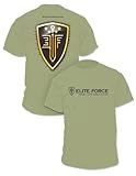 Elite ForceタクティカルAirsoft Tシャツ( XXL ,緑)