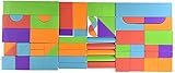 KidKraft Wooden Block Set (60 Piece), Bright Color