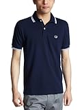 [フレッドペリー] ポロシャツ メンズ F1102 01ネイビーXホワイトXホワイト 日本 L-(日本サイズL相当)