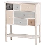 スモーキーシリーズ　チェスト（アンティークホワイト）　MCH-8302AW