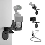 JJC DJI Osmo Pocket 4 / 3 延長アーム付き マグネットマウント カメラケージ ホルダー 磁気ベースの一体化 カメラマウント オズモポケット 4 / 3 マウントホルダー 落下防止 コールドシュー付き 角度調整可 ブラケット取り外し可能 Hero 13 osmo action 6 5 pro 4 3 Insta360 ace pro 2 に対応 自撮り vlog 撮影用