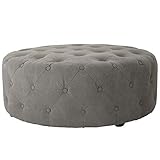 ガルト(Gart) ソファ グレー 幅100×奥行100×高さ39cm キッシュ オットマン