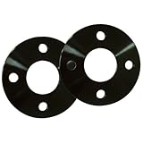 デュラックス(Durax) ホイールスペーサー 2枚入 PCD100 / 4穴 / 10mm シルバー