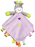 Taggies Purple Giraffe Rattling Security Blanket by Taggies