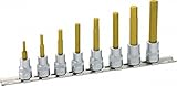 Hazet 8801 /8h六角3 /8 " 8pieceスクリュードライバーソケットセット